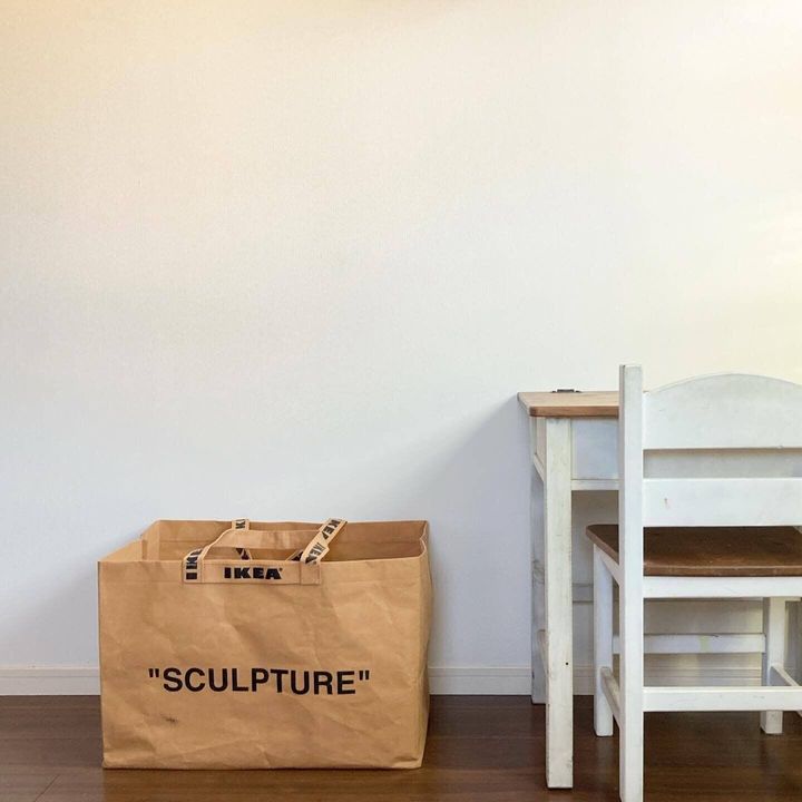 【IKEA】IKEAの袋を使っておしゃれに収納!