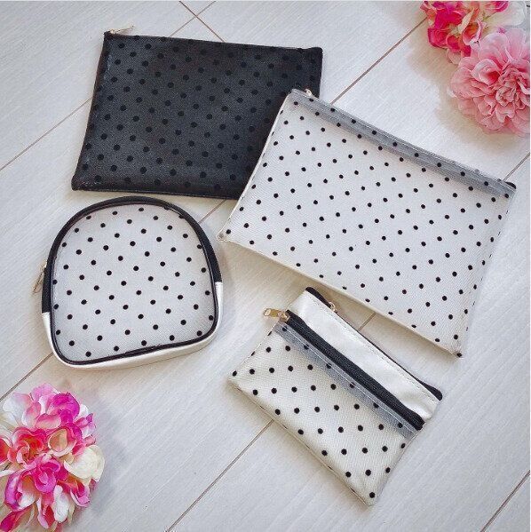 【キャンドゥ】ドット柄ポーチはかわいすぎて全コンプしたくなる
