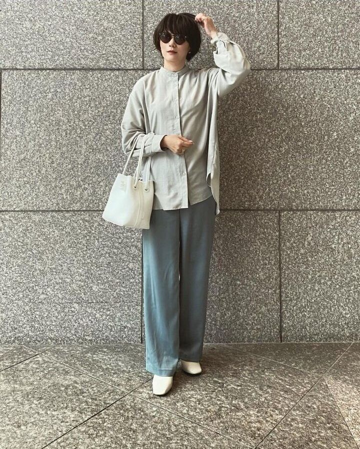 ユニクロ サテンリラックスストレートパンツ で叶う おしゃれなアラフォーになれるリラックスコーデ6選 サンキュ ユニクロ サテンリラックスストレートパンツ で叶う おしゃれなアラフォーになれるリラックスコーデ6選 サンキュ