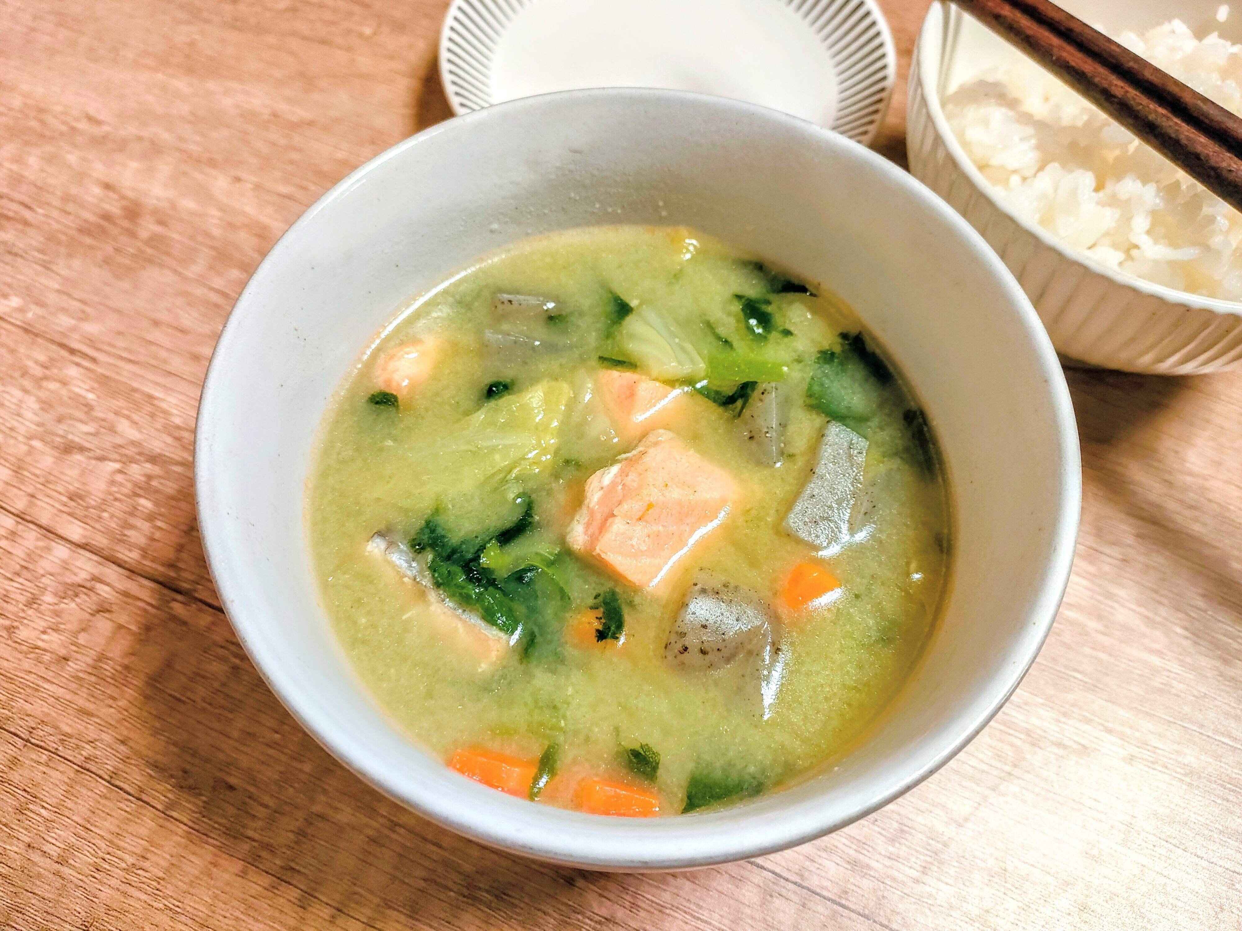 具沢山野菜の鮭汁