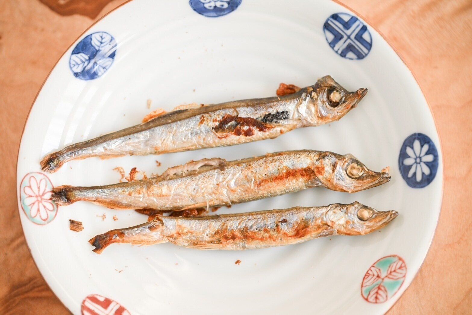 加熱した子持ちカラフトししゃも(ノルウェー産)