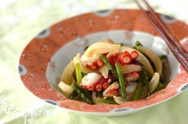 ニンニクの芽の炒め和え