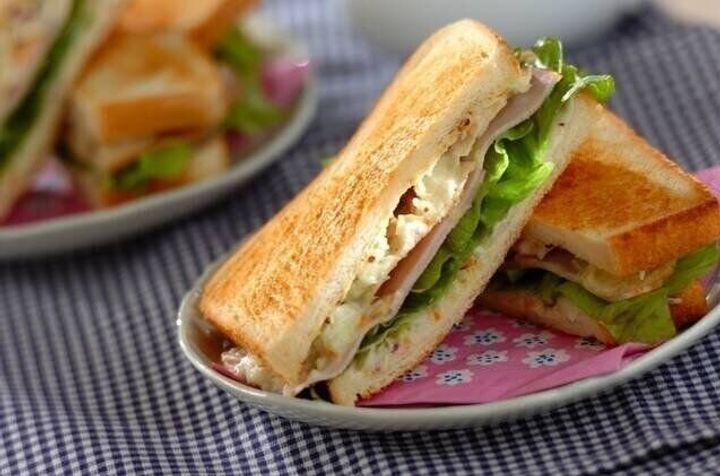 食パンを使ったパリパリサンドイッチ