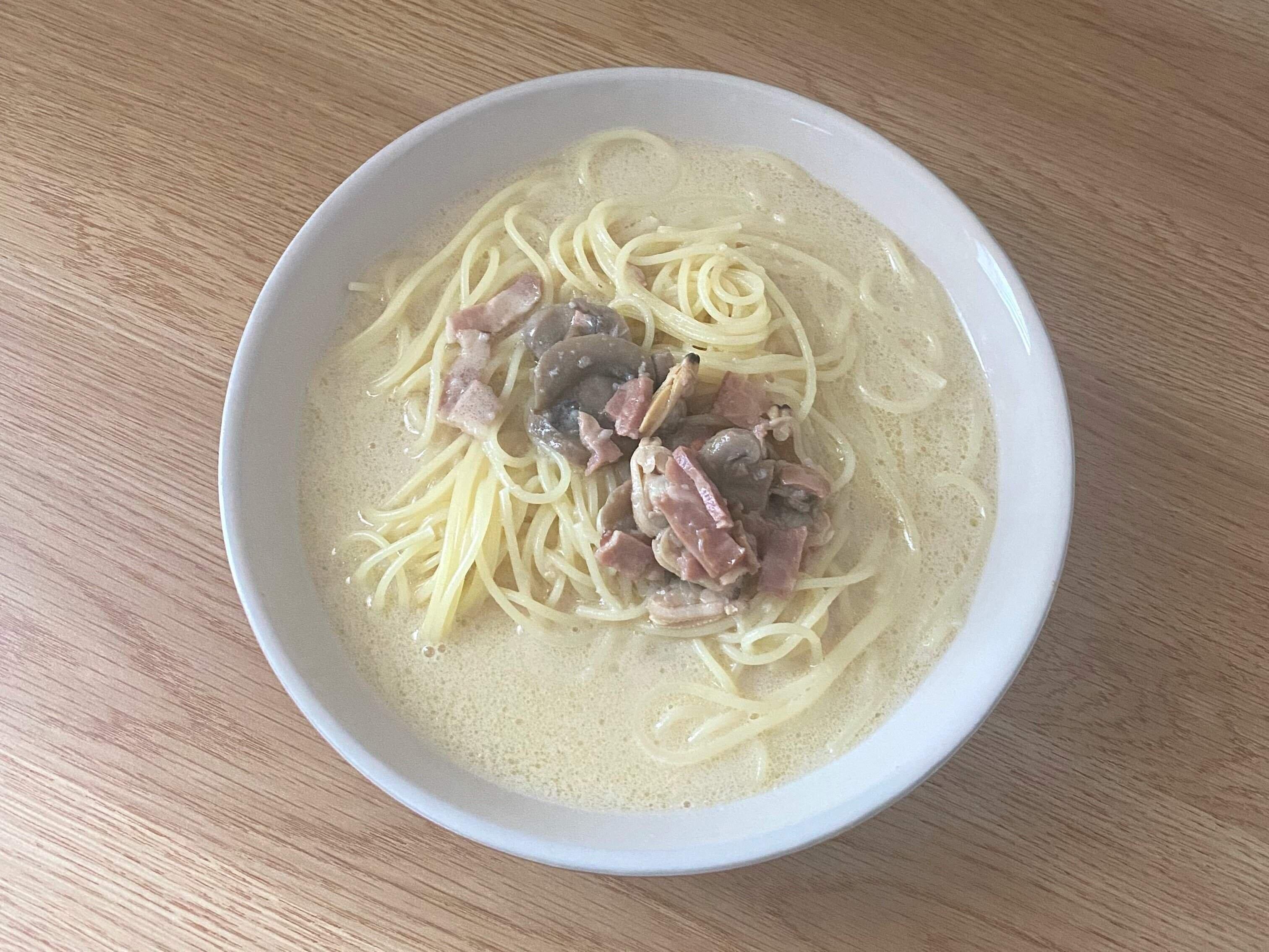 スープパスタ　ガーリックチャウダー