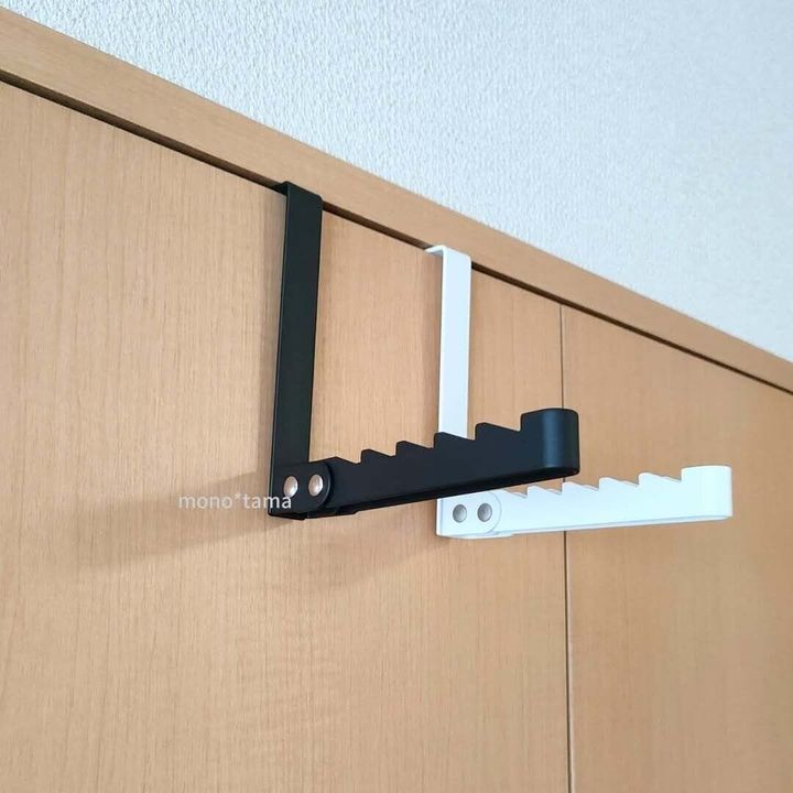 【ダイソー】ドアに設置してちょい掛けスペースを爆誕