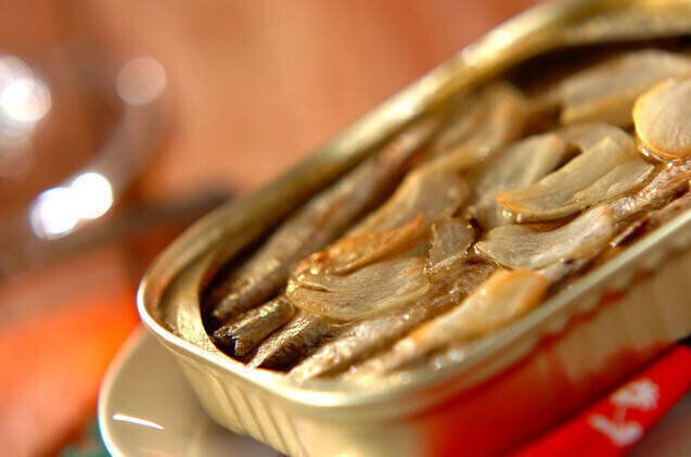 イワシのアヒージョ