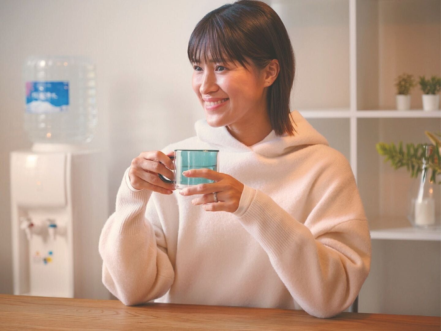 21:30　眠る前にも白湯でひと息ついてから