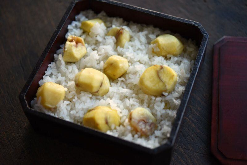 栗おこわのレシピ