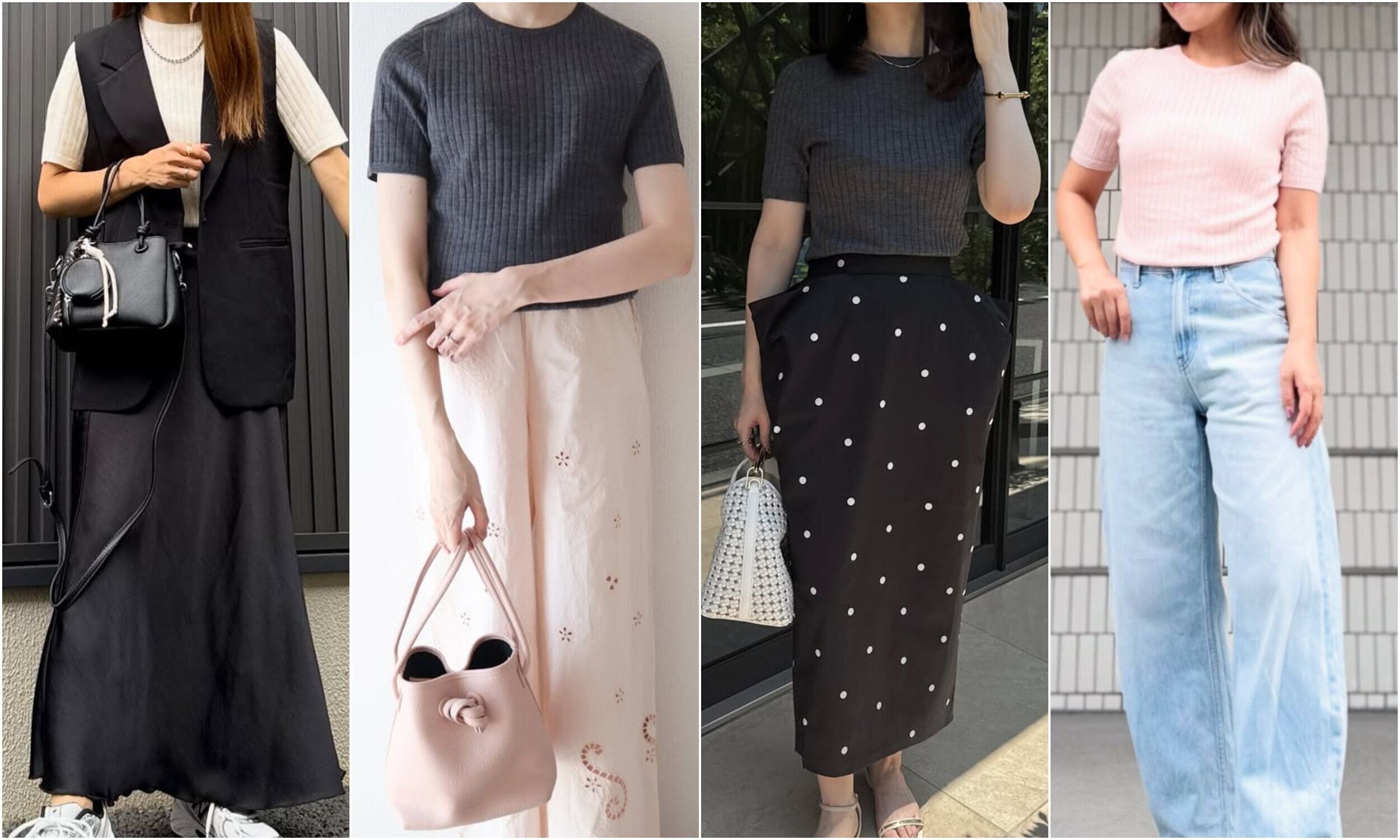 【ユニクロ】着回し力が最高！秋はじめに大活躍「リブニット」おすすめコーデ4選