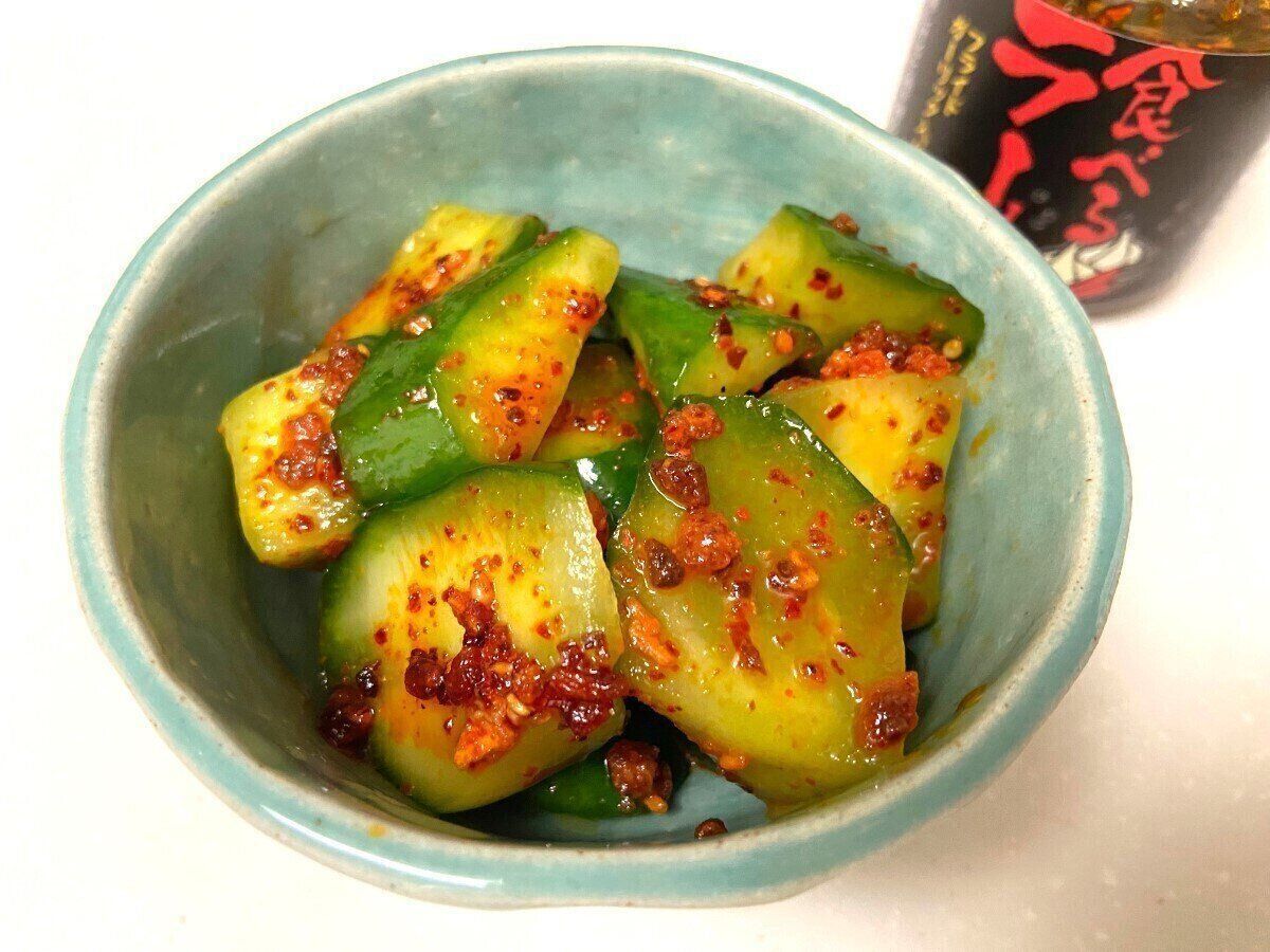 きゅうりに和える