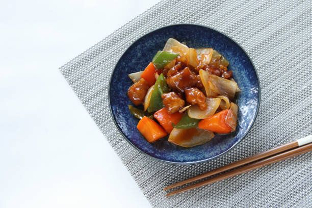 甘酸っぱい豚肉