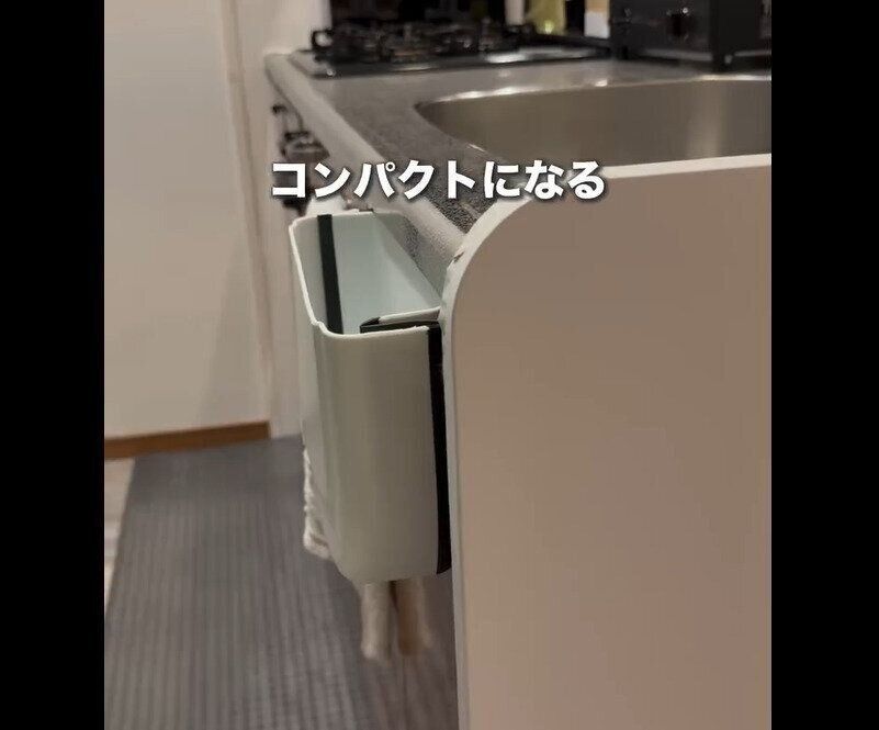 【ダイソー】買わないと損！キッチン用ゴミ箱スクエア