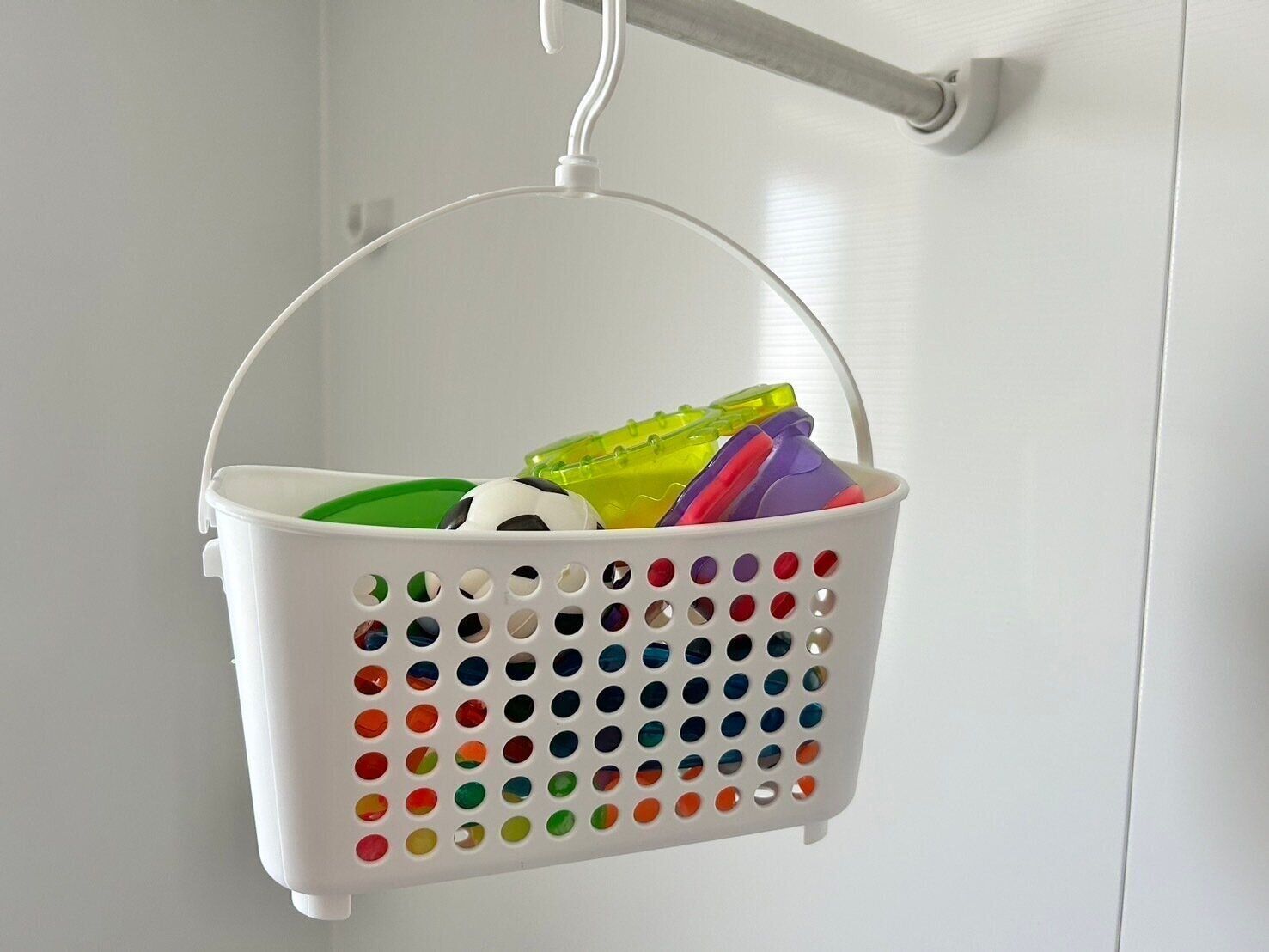 洗濯用品の収納に！お風呂用品の収納に！便利なセリアのピンチバスケット