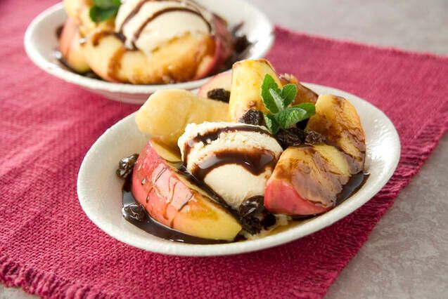 リンゴとポテトのデザート