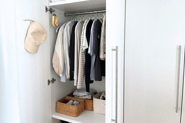 何がどれだけあるか把握しやすいクローゼット