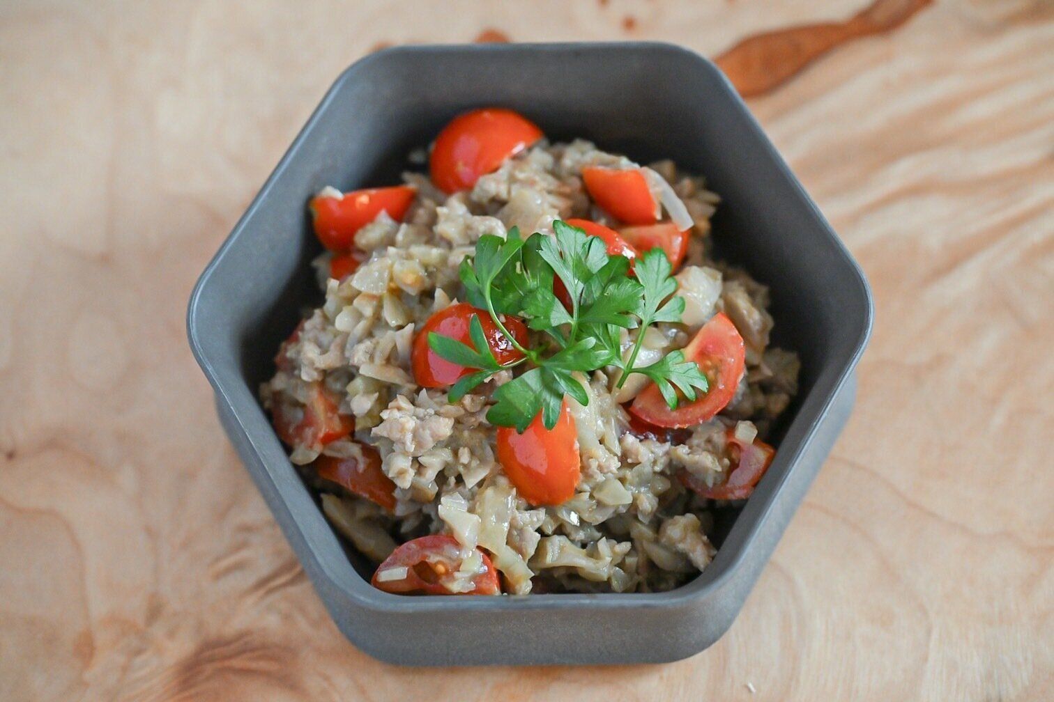 完成したドライカレー