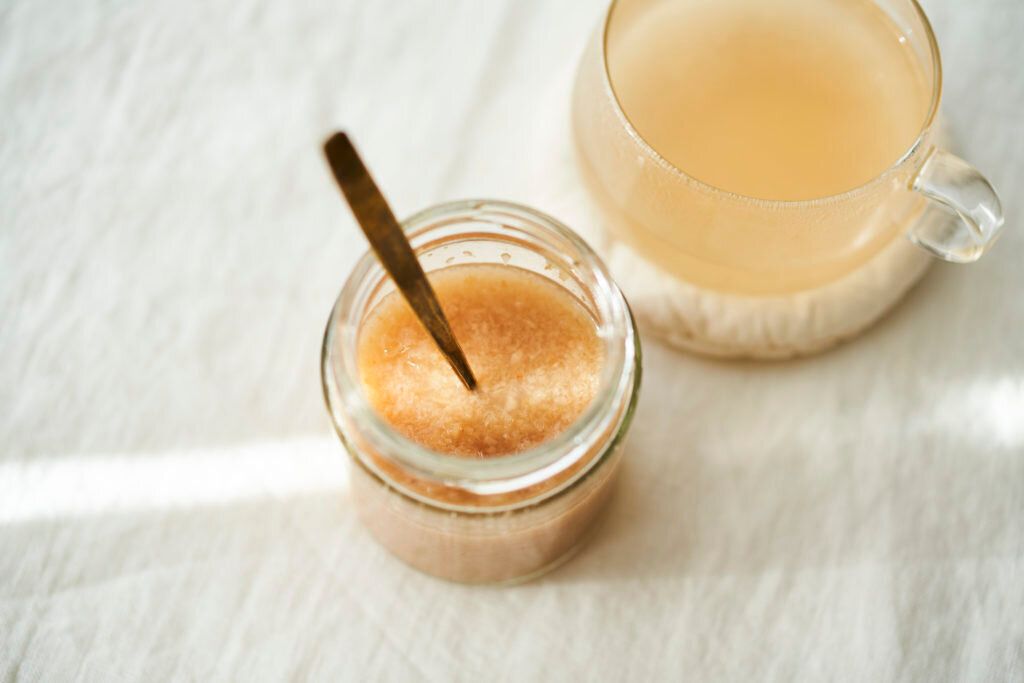 砂糖なし、はちみつジンジャーシロップ