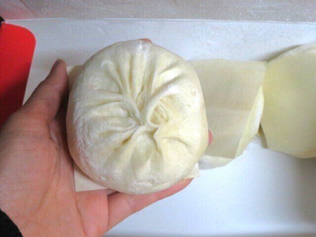 冷凍中の肉まん