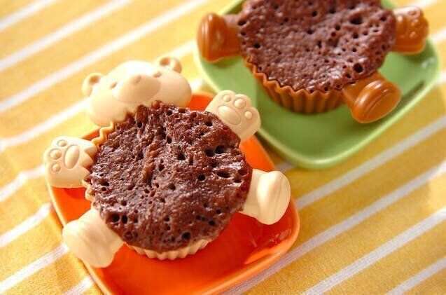 チョコバナナレンジマフィン