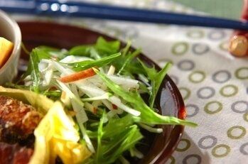 大根とリンゴのサラダレシピ