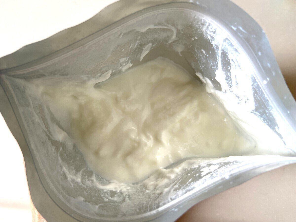 パウチに入っている