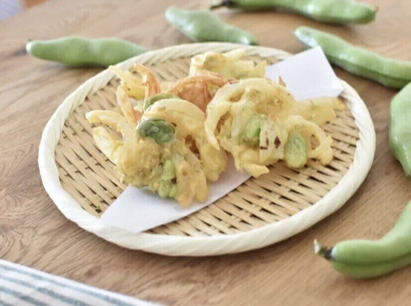 そら豆のかき揚げ