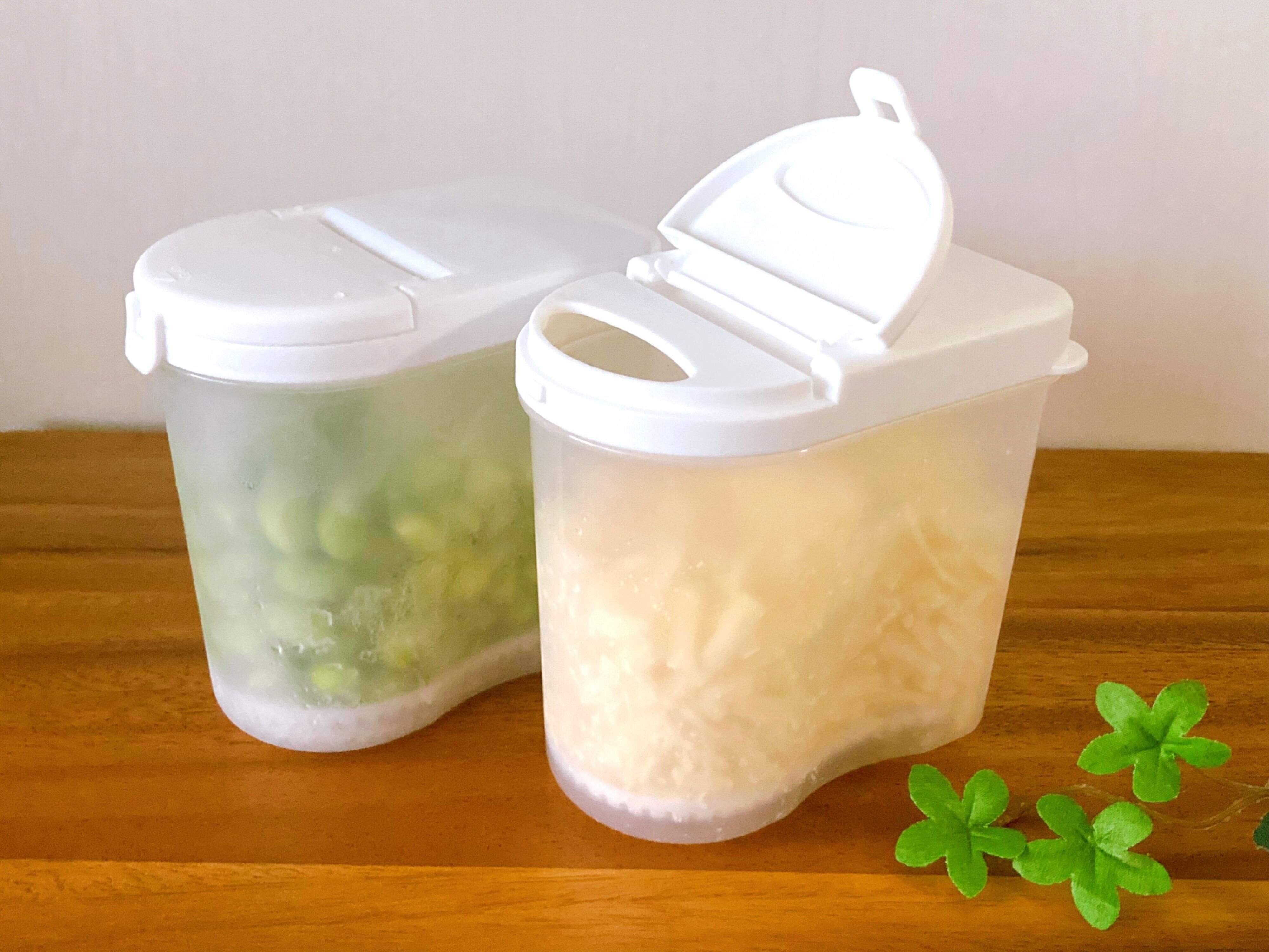 冷凍】これはいい！ダイソーの「フードストッカー」に入れたら使い