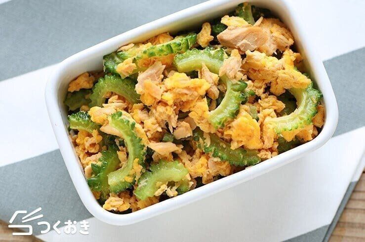 ゴーヤとツナの卵炒め