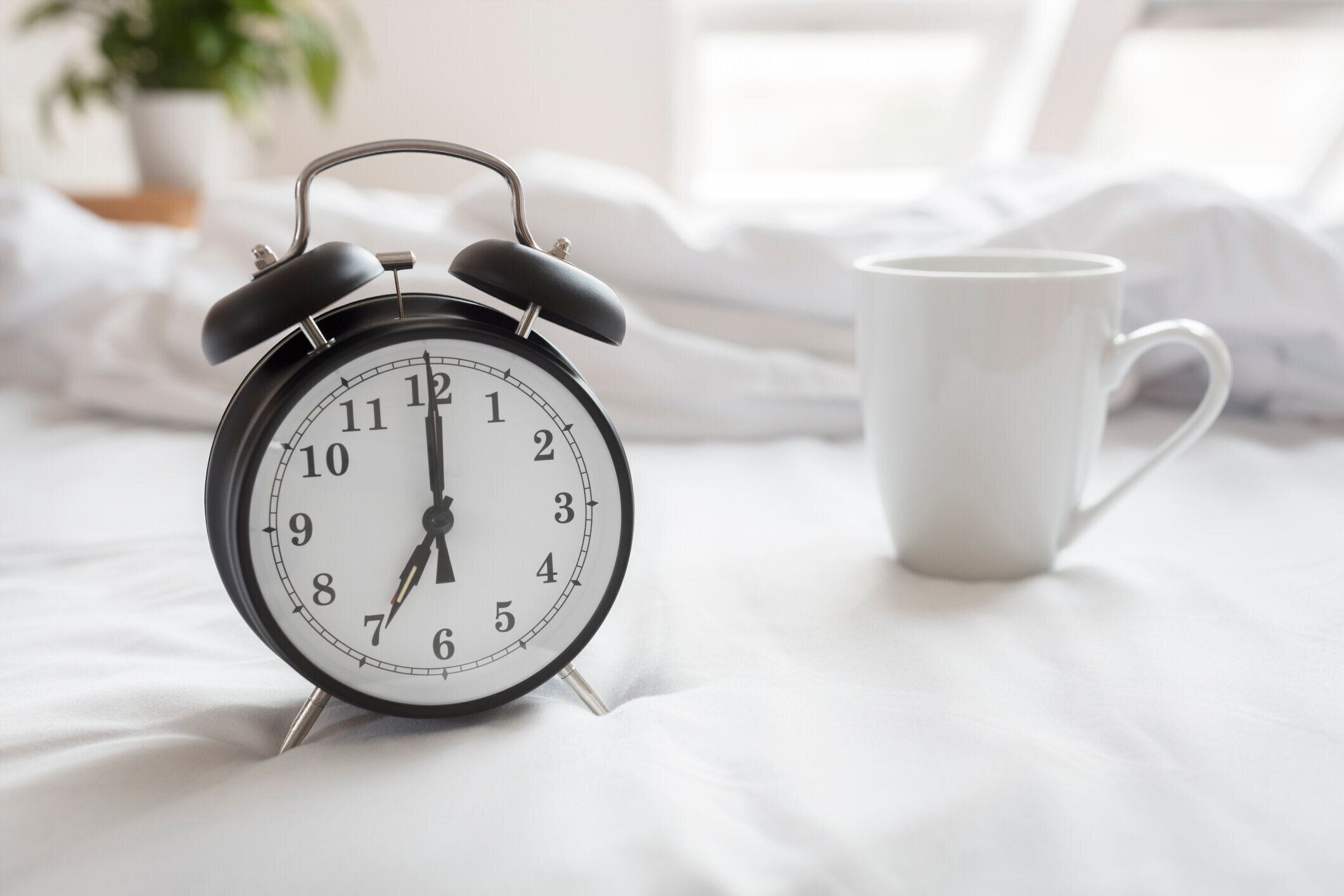 目覚まし時計朝起き時間