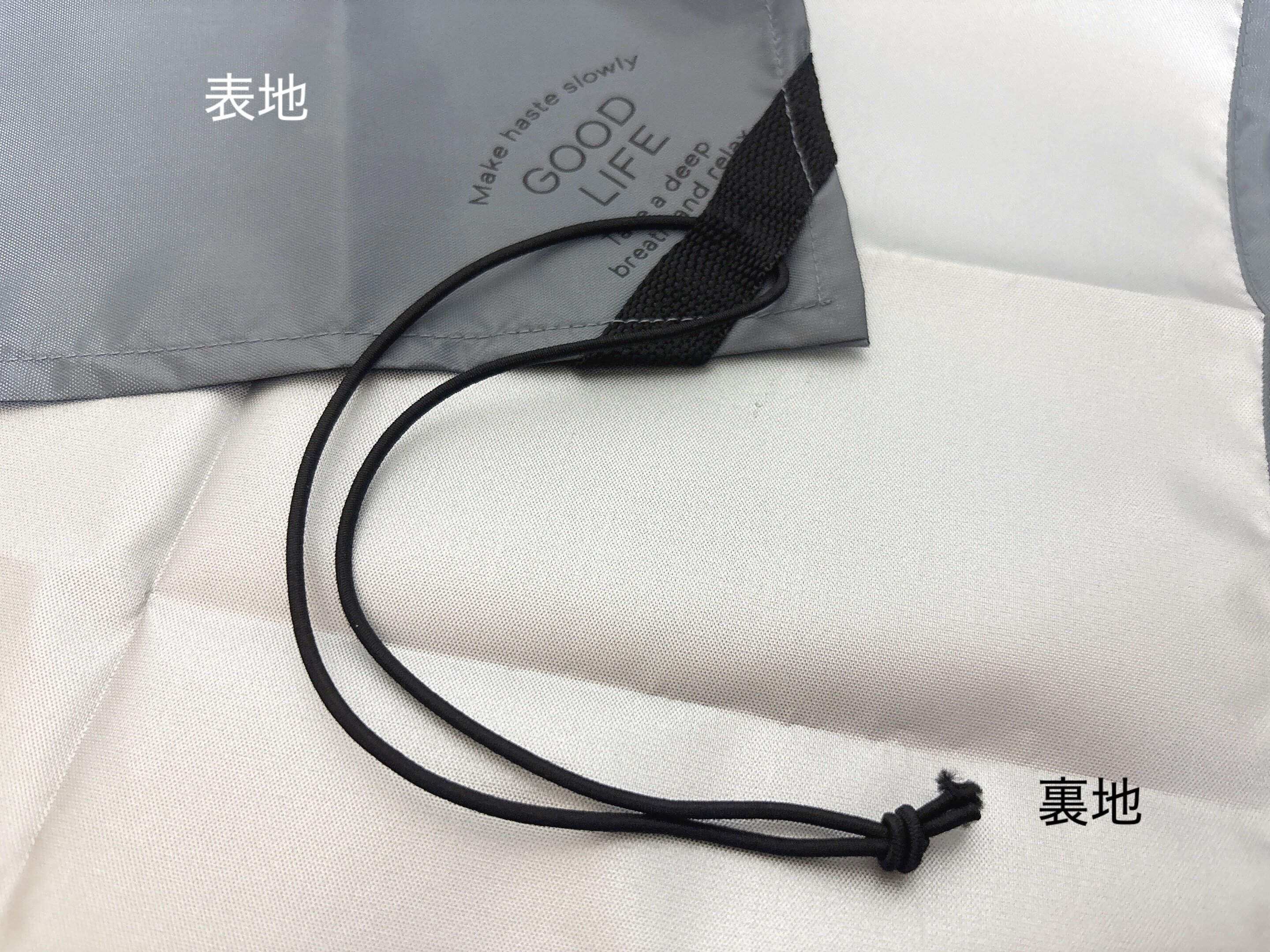 セリア洗えるランチクロスゴム付き