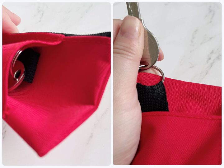 1.コインケース キーリング付き