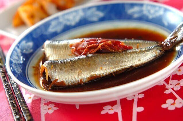イワシの梅ショウガ煮