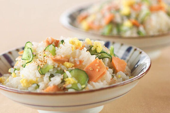 塩鮭の混ぜずし