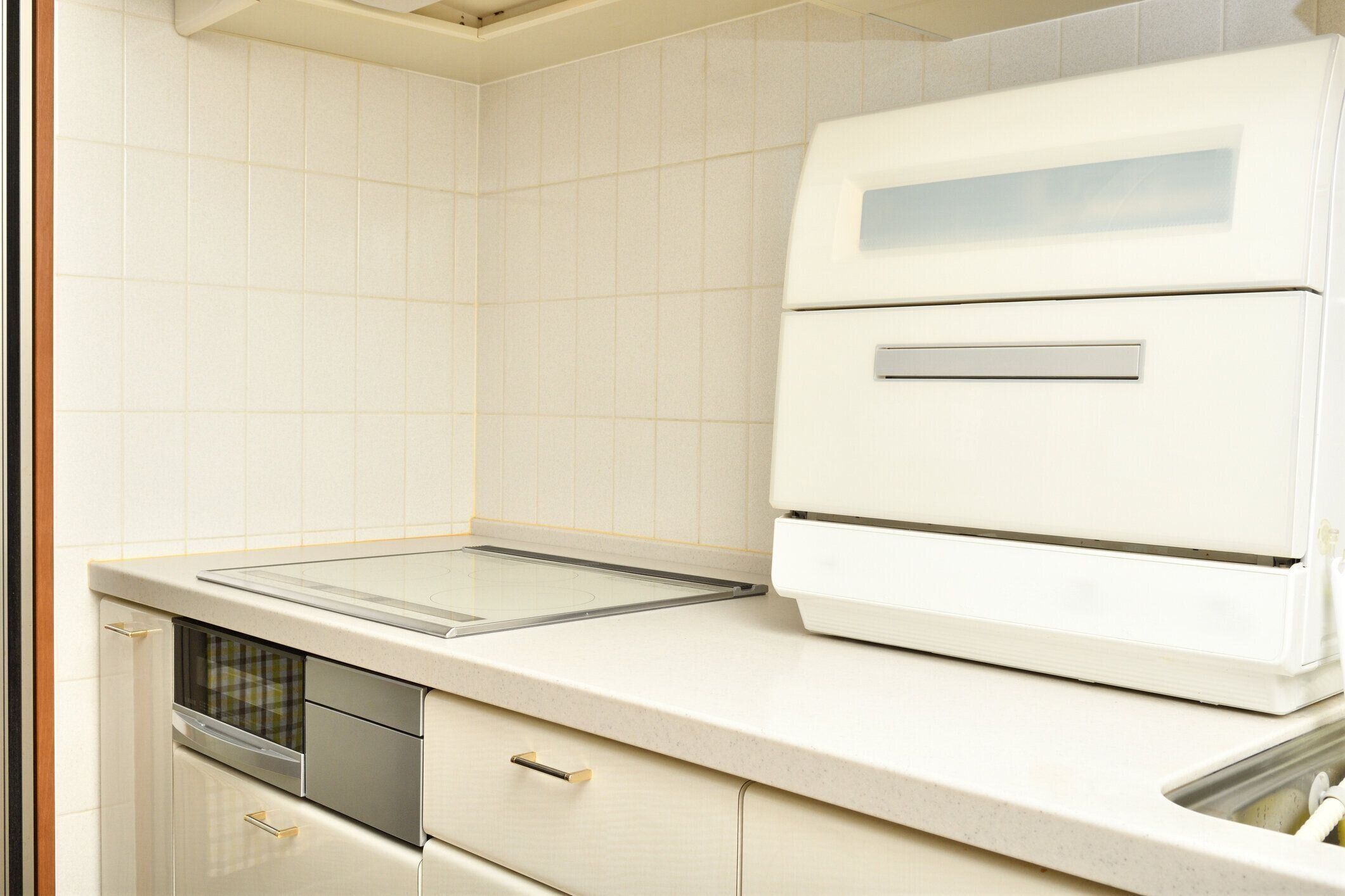 システムキッチン - 誘導炊飯器と食器洗い機