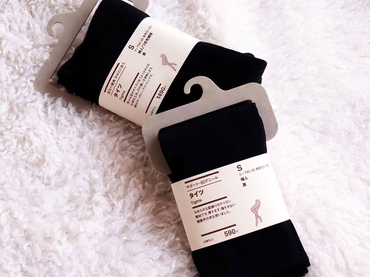 【無印良品】コスパ最強!完売必至のタイツ