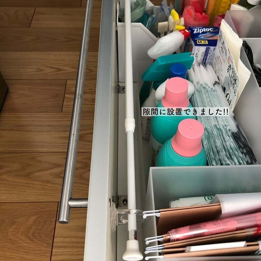 【セリア】キッチン収納のわずかな隙間も収納スペースに