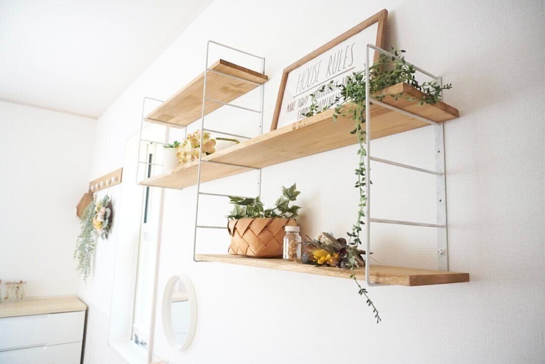 【ダイソー】とっても簡単！おしゃれな壁面収納が手軽につくれる