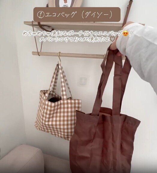 めちゃめちゃ便利！「折りたたみエコバッグ（舟形ミニポーチ付）」