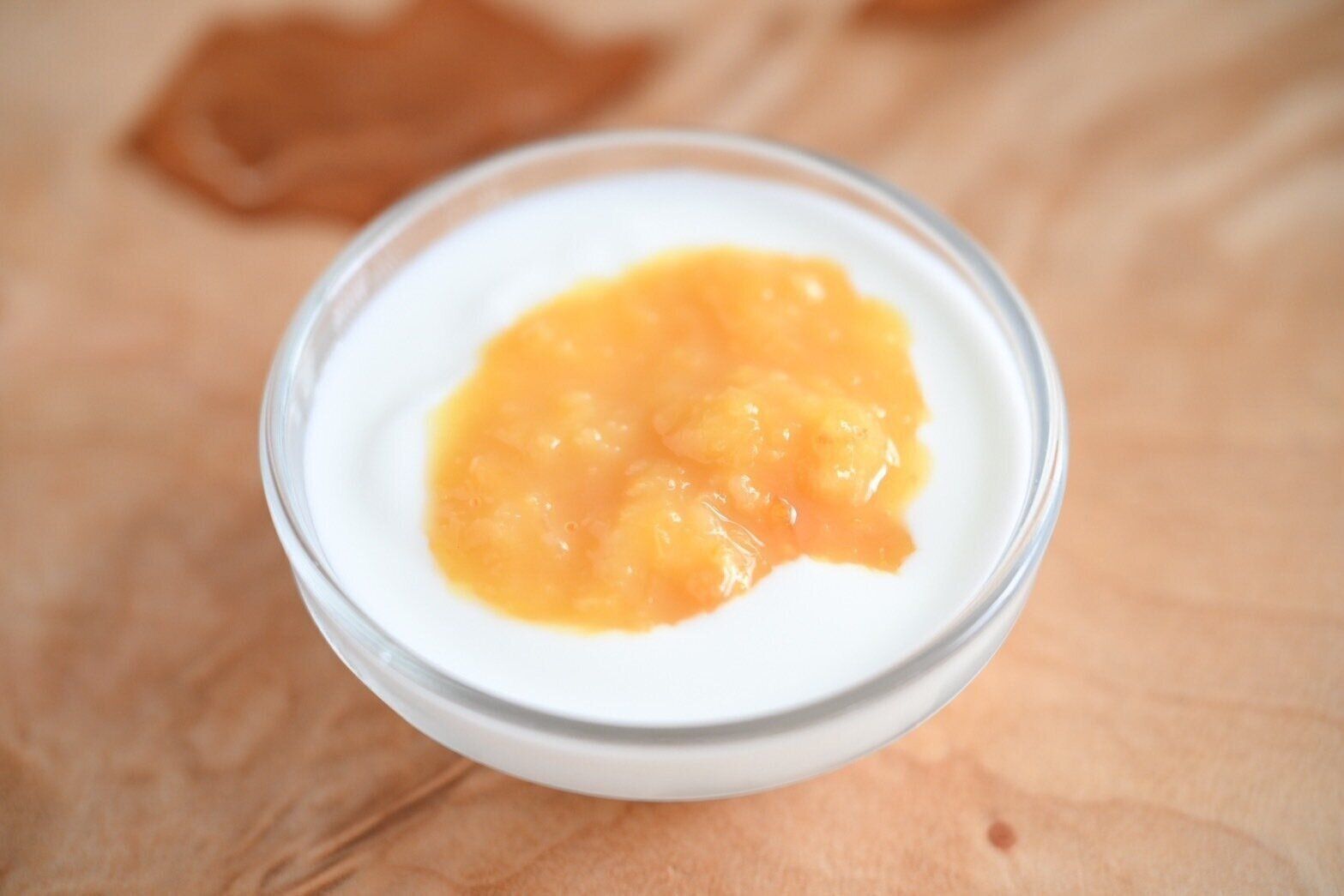 ヨーグルトにのせた「フルッタ・チェレスティーナ　オレンジマーマレード」