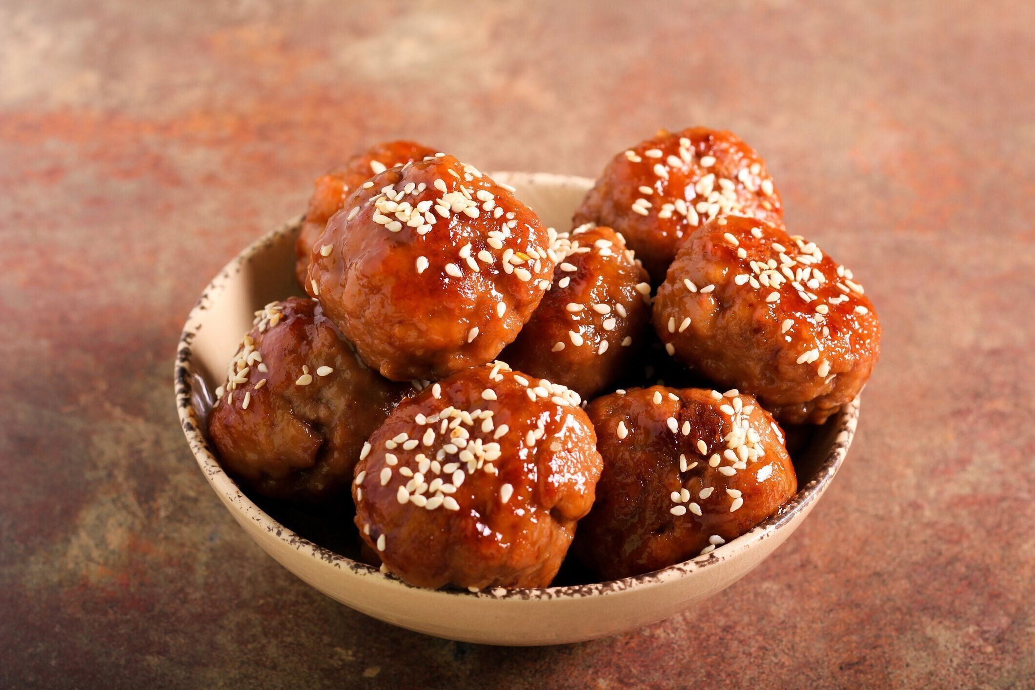 照り焼きビーフミートボール