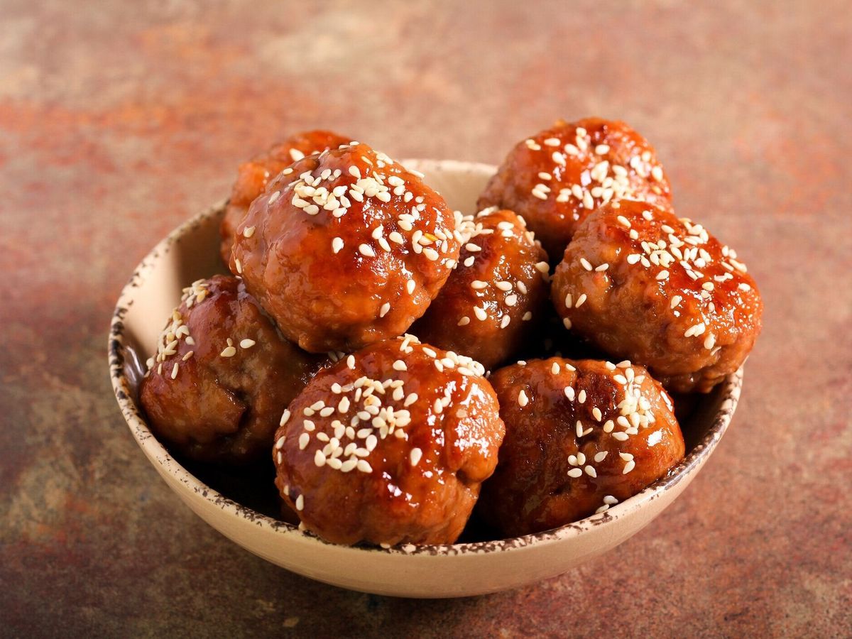 照り焼きビーフミートボール