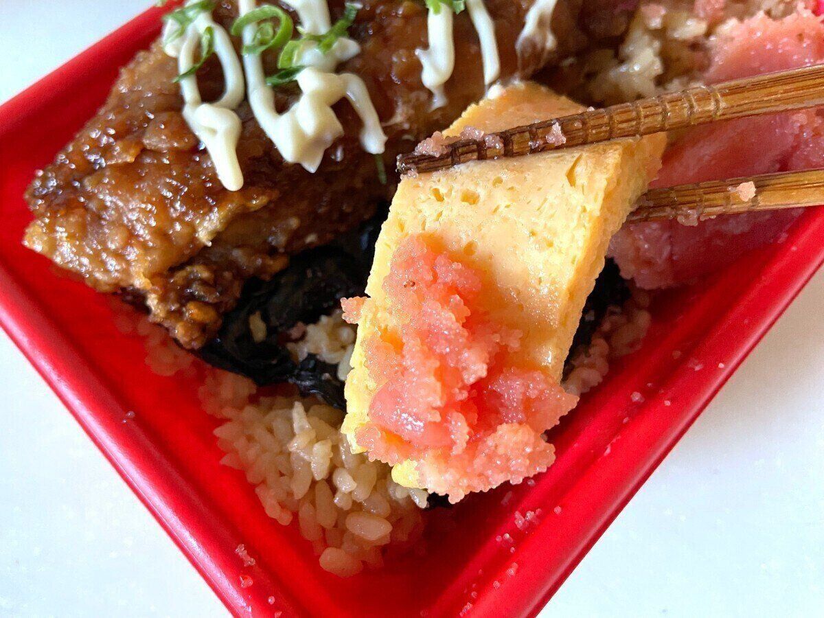 厚焼き玉子にたらこ