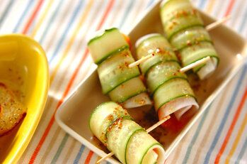 サーモンと大根のくるくるサラダレシピ