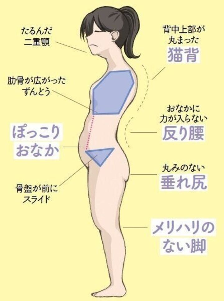 やせやすい体をつくるには姿勢が8割 太りやすく痩せにくいデブ姿勢はこれだ サンキュ やせやすい体をつくるには姿勢が8割 太りやすく痩せにくいデブ姿勢はこれだ サンキュ