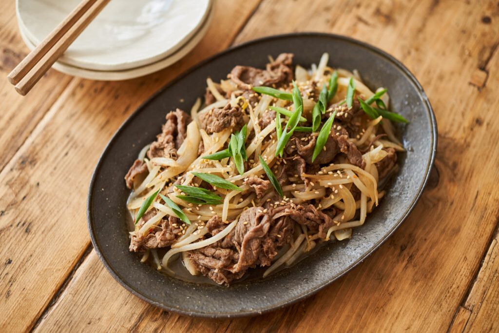 もやしプルコギのレシピ