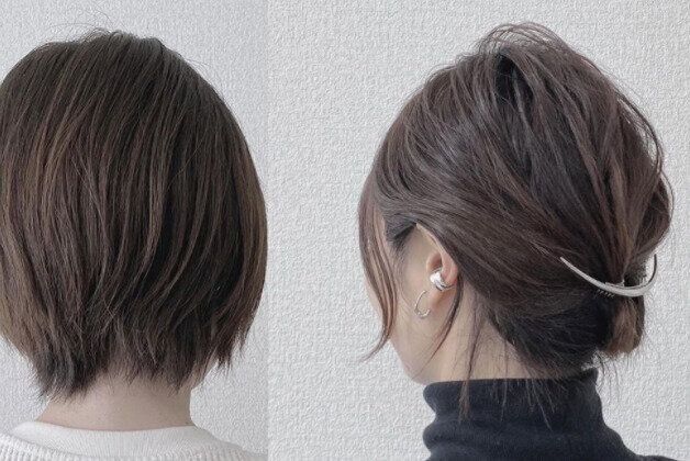 40代女性に似合う不器用でも簡単にできるヘアアレンジ。ショートヘアでもできる！おしゃれなヘアアレンジ