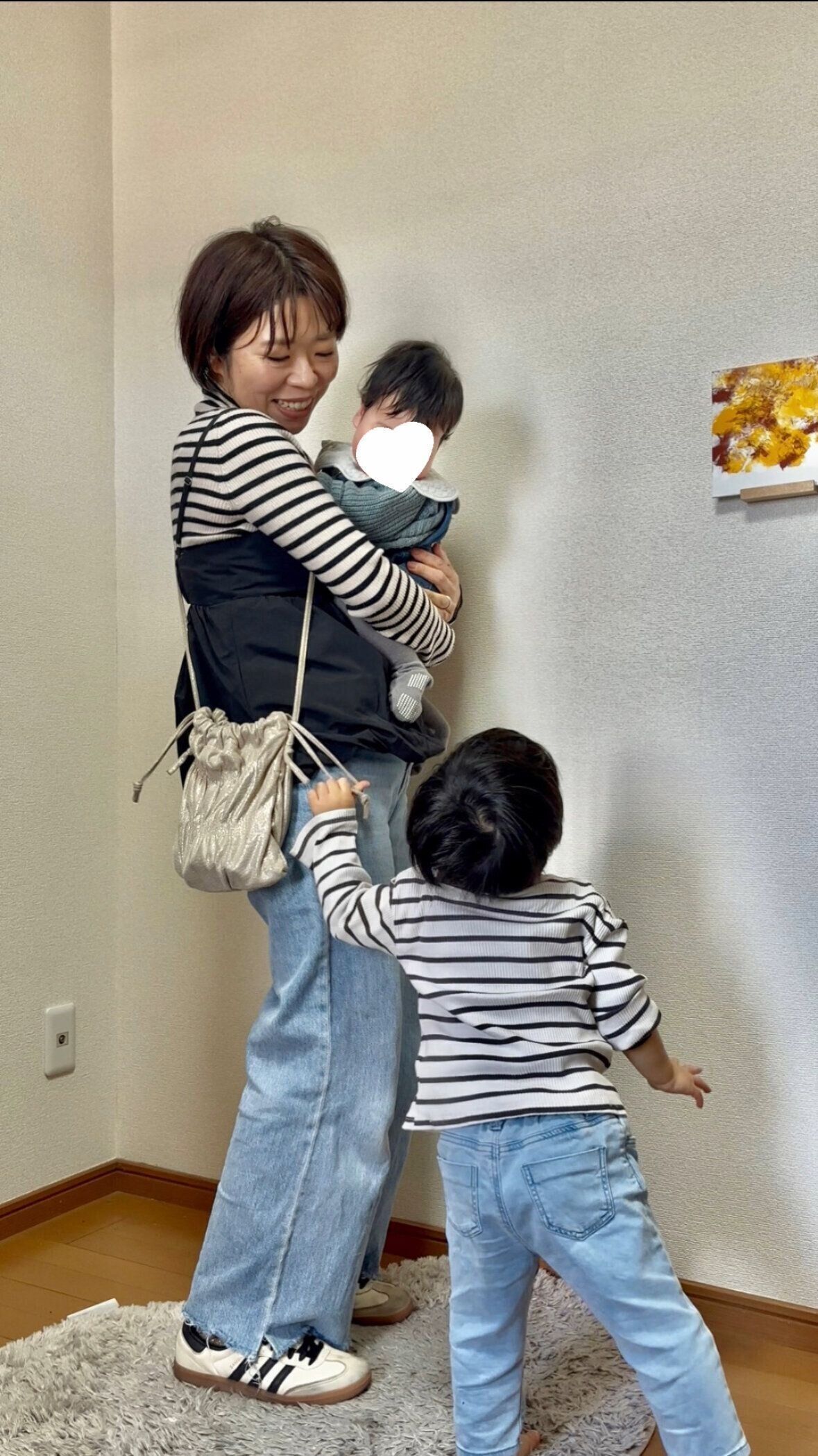 こども二人とママ