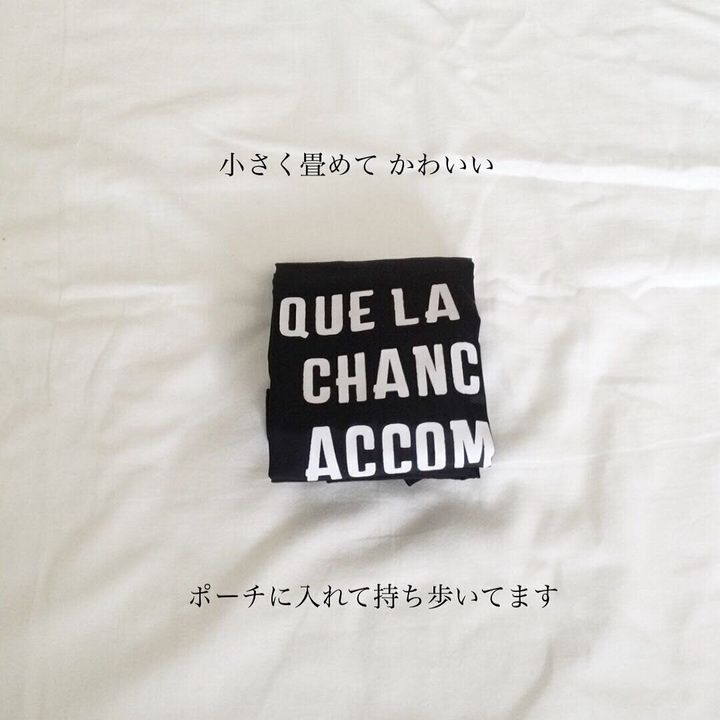 全色欲しい!持ち運びにも便利な「トートバッグ」