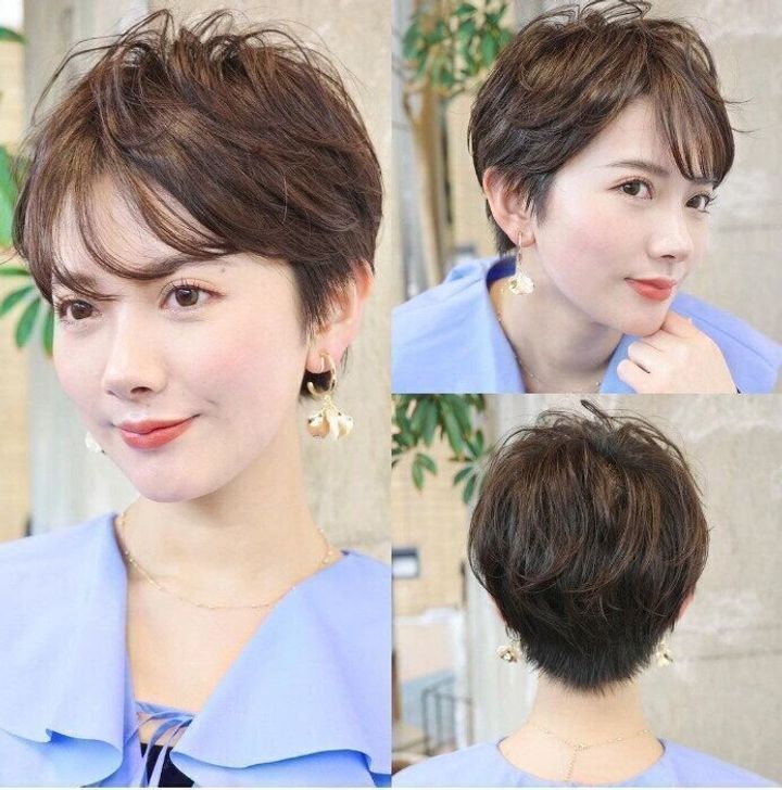 トップがふんわり!大人かわいいベリーショート