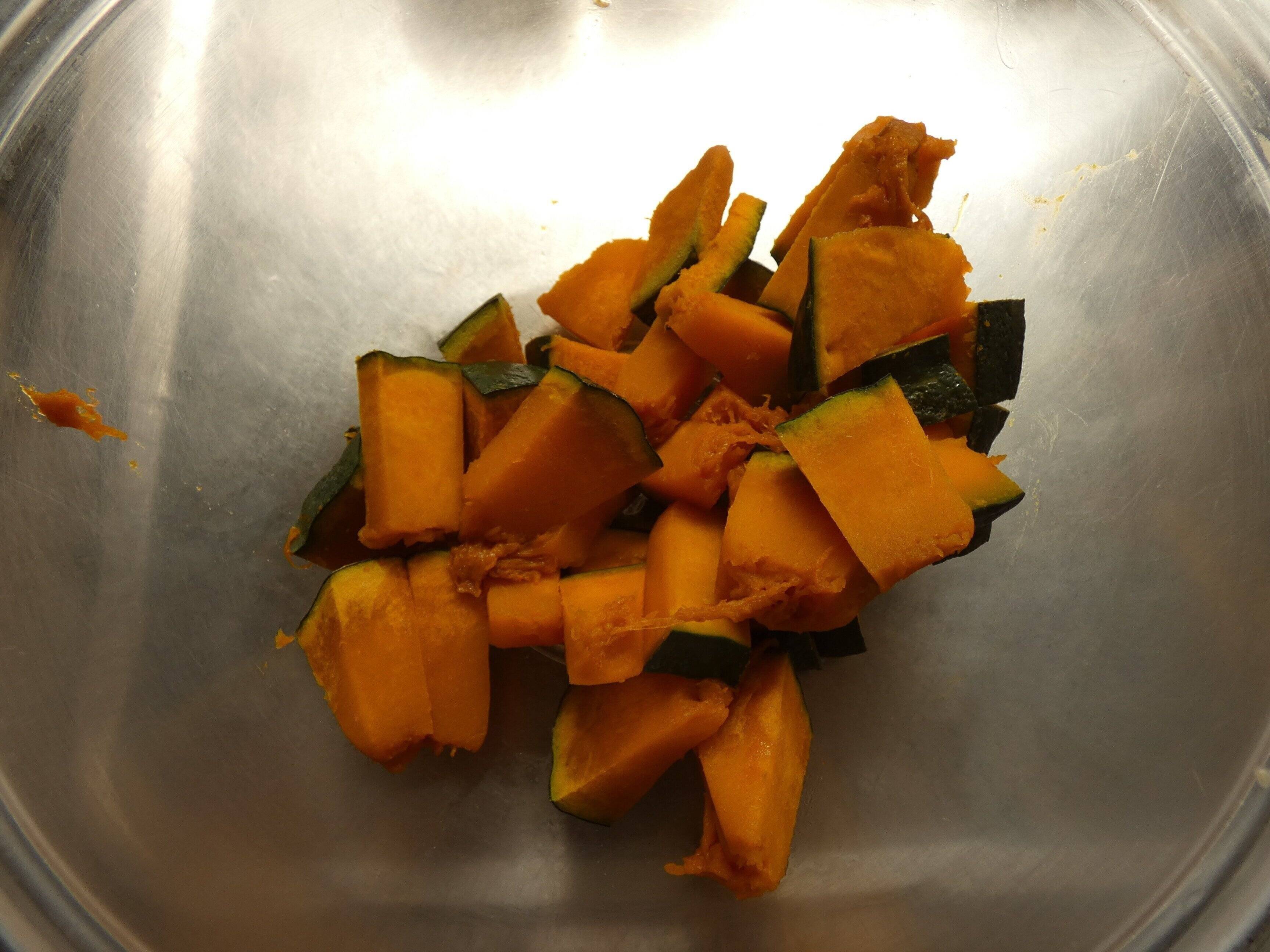 ベーコンとかぼちゃのサラダ